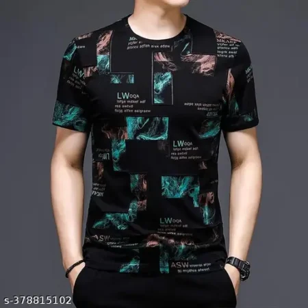 STI Men's Typography Regular Round T shirts