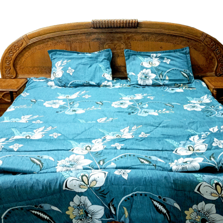 Trendy Cotton Bedsheet Set With Blanket