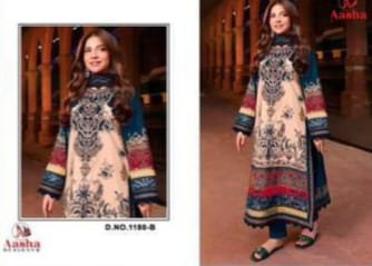 Unstitched | Elegant Aasha Designer | Heavy Embroidered