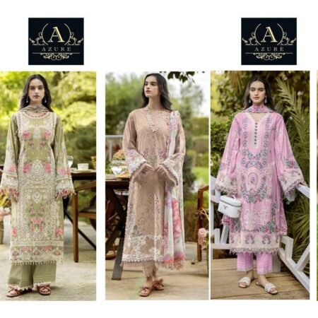 Unstitched | Azure Suit | Heavy Embroidered